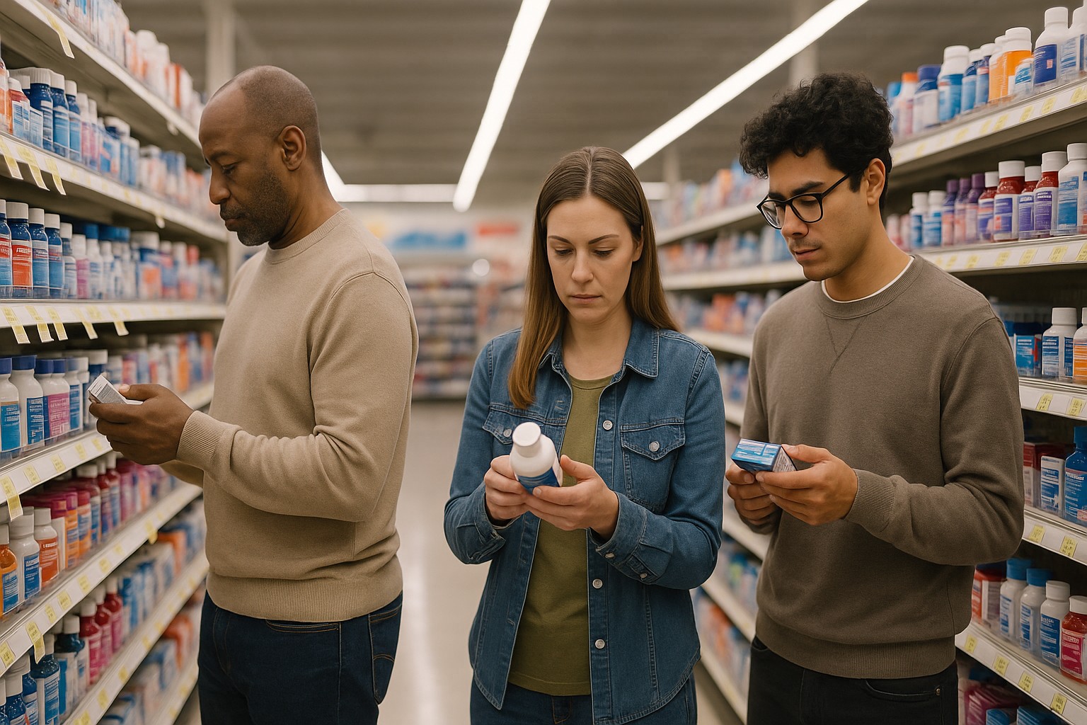 Profissionais de saúde em hospital